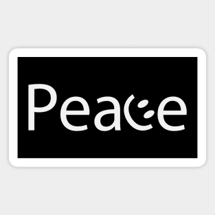 Peace logo design Magnet